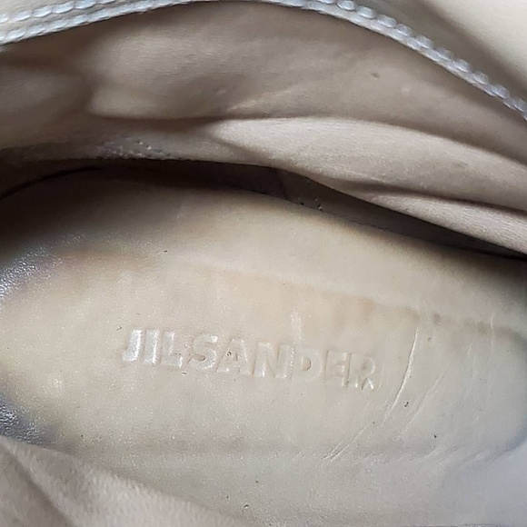 Jil Sander Platform Suede Wedge Boot Black Mid Calf Size EUR 39 - Picture 12 of 12